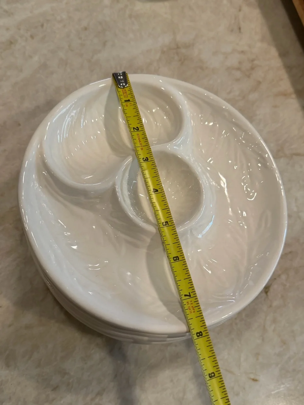Vintage California Pottery artichoke plates set of 4